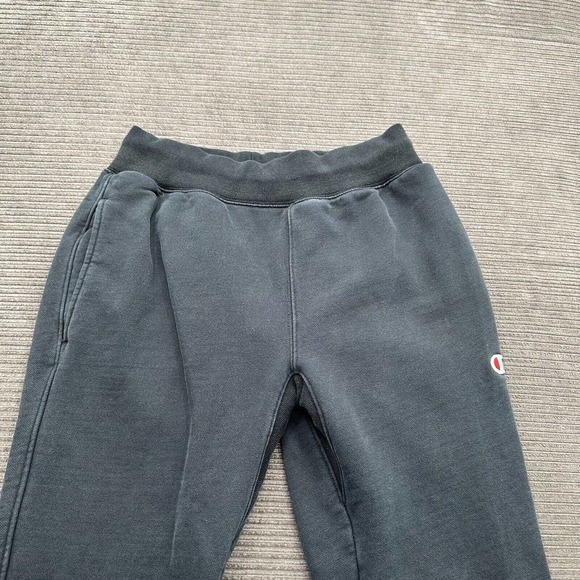 Champion Reverse Weave Sweatpants Men Size Medium Black Cotton Gym Training. - Picture 6 of 8